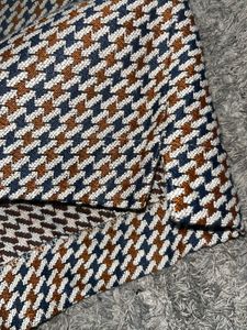 Zara high-waist houndstooth or patterned tailored