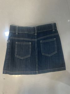 Dark Blue Denim Skirt