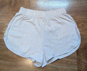 confetti patterned lounge booty shorts