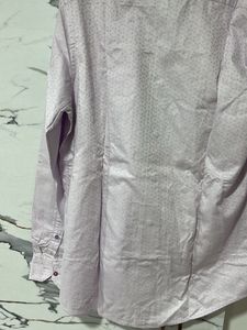 Blackberry’s Men's Light Purple Printed Shir