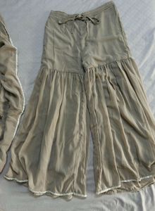 Embroidered Kurti Sharara Set with Dupatta