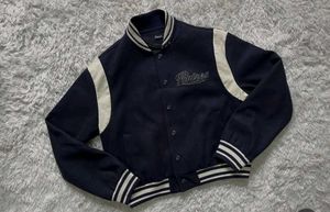 unisex Navy Padres Varsity Jacket