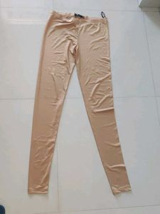 Gold Skinny Fit Leggings