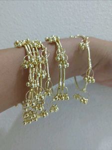 Set of 8 new pinteresty kashmiri Gold  Bangles