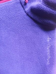 Cozy Purple Fleece 1/4 Zip Top