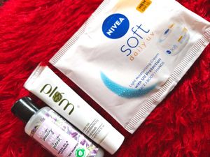 Plum Face Wash Shampoo Moisturizer Combo