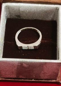 pure silver gents ring