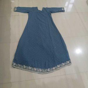 hand embroidered dapka work dress