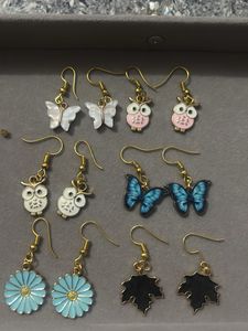 Cute Enamel Dangle Earrings
