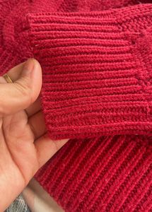 Cable Knit Crew Neck Sweater