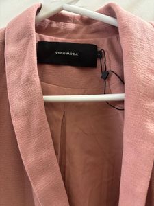 Vero Moda Ruched Sleeve Blazer w/ Shoulder pads