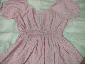 Pink Striped Dress