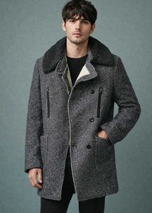 Wool Blend Overcoat