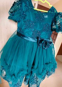 Sparkling Teal Party Dress