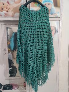 Beautiful ,crochet Poncho...no flaws
