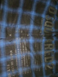 DSQUARED2 Blue Plaid Shirt