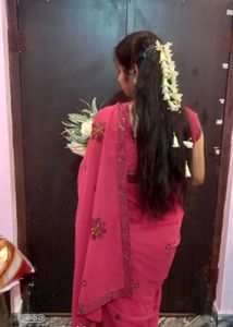 Pink Saree