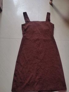 Brown Button-Up Dress