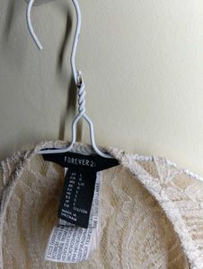 Elegant Cream Lace Kaftan Gown