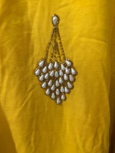 Vibrant Yellow Kurta Set with Dupatta