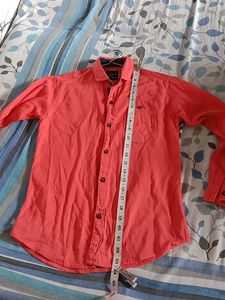 Men's Red Casual Shirt