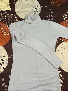 Light Blue Turtleneck Sweater