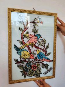 Price Drop 🚨Bird Glass Painting(Big)