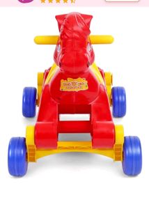 Vibrant Red Rocking Horse Toy