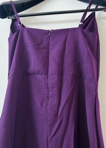 Elegant Purple Maxi Dress
