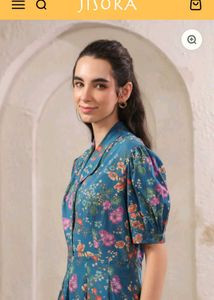 Floral Print Shirt Dress