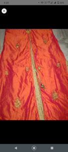 Cort model umbrella gown
