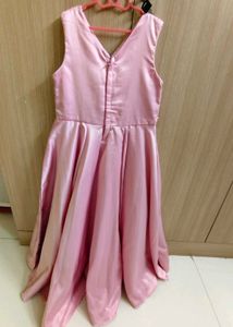 Elegant Pink Floral Gown