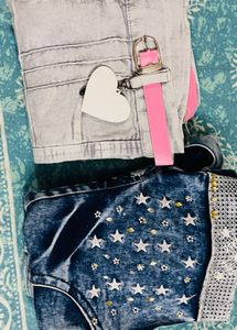 100%new Combo Denim Shorts 🩳 28 No 8 Year Girls