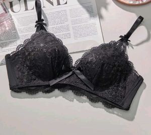 Elegant Black Lace Bra