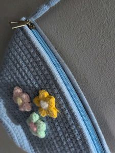 Handmade Crochet Flower Bag