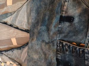 Denim Halter Neck Crop Top