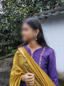 purple kurta set