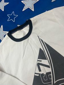 Nautica White Graphic Sweatshirt