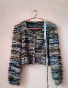 Multicolor Knit Cardigan