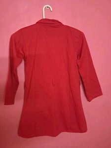 Red Girls Coat