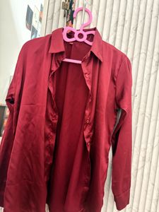 Elegant Satin Shirt