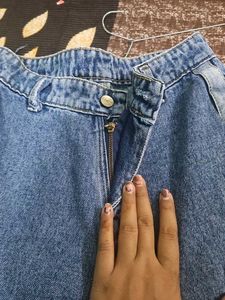 Women's Straight Leg Jeans with Side Stripe