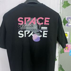 Black and Yellow Graphic T-Shirts Set