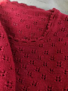 Red Knit Sweater