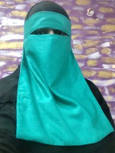 Elegant Teal Niqab