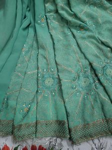 Beautiful Border with heavy design Saree i