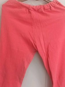 Coral Pink Comfortable Leggings