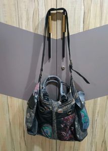 Desigual Unique Patchwork Shoulder Bag