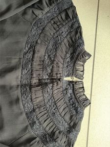 Ann Taylor Black Sheer Blouse