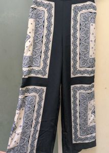 Stylish Paisley Print Palazzo Pants